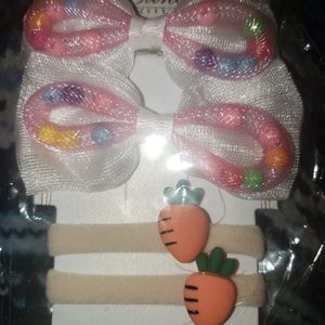 Girls hair ties and bows